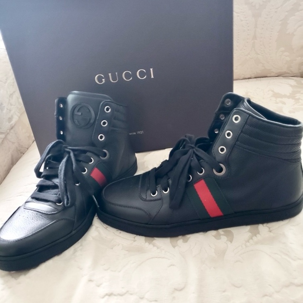 Gucci Classic High Tops - Never worn - 7.5 - Picture 2 of 5